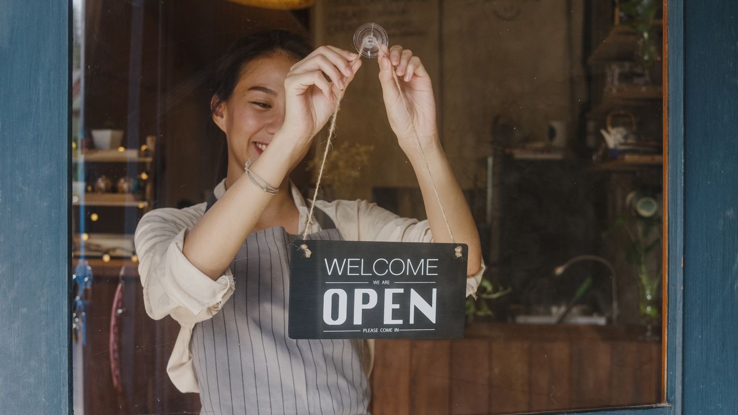A new UK business opening its doors, or a formation-timeline visual.